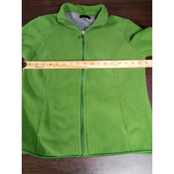 Women's E Studio Green Zip Up Jacket Size Small - Picture 14 of 15